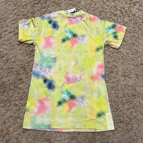 NWT Small Alice + Olivia Garner T-shirt Dress Tie Dye - Picture 9 of 9